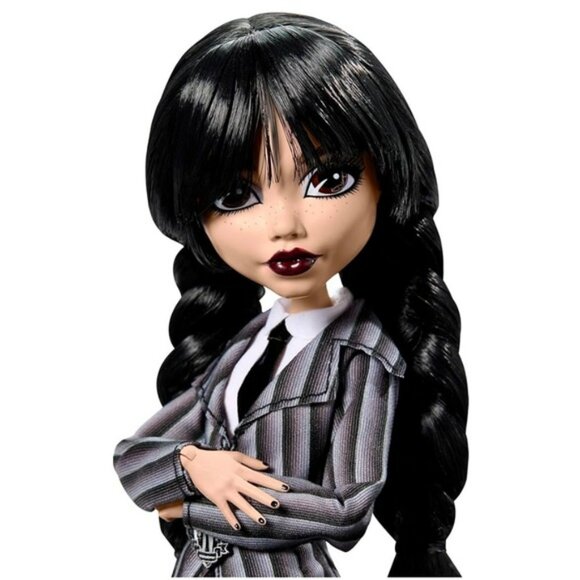 Mattel Toy Monster High Wednesday Addams Doll New in box HXJ04-9564 Black Netfli - Picture 5 of 9